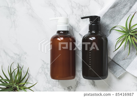 Shampoo bottle Natural hair care image material 85416987