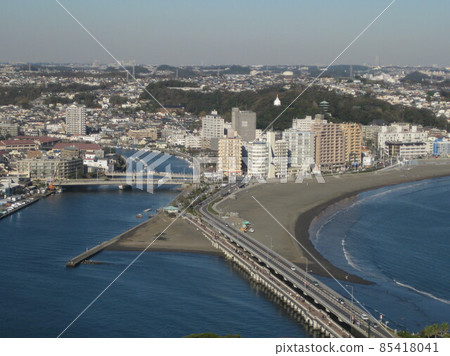 從江之島看江之島大橋 85418041