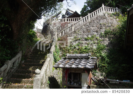 高知縣室戶市通勝寺的一木神社入口 高知縣室戶市通勝寺的一木神社入口 85420830