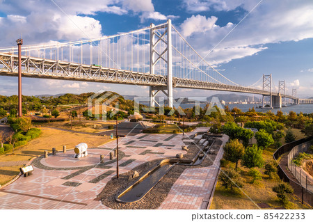 《Kagawa Prefecture》 View of Setoo Bridge / Yoshima Parking 85422233