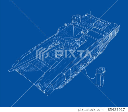 Electric Tank Charging Station Sketch Electric Tank Charging Station Sketch 85423917