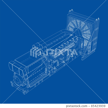 Large industrial diesel generator Large industrial diesel generator 85423939