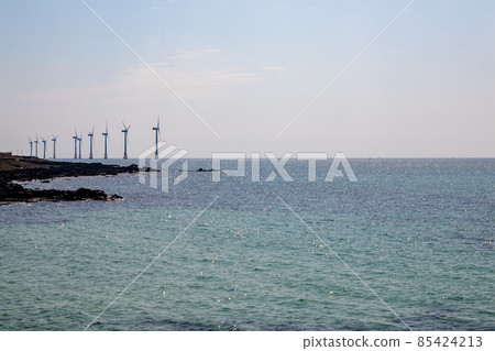 Wolryeong-ri Wind Power Plant Jeju Island Wolryeong-ri Wind Power Plant Jeju Island 85424213