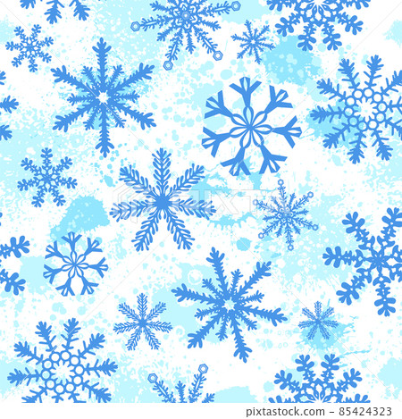 Seamless snowflake background. Vector illustration Seamless snowflake background. Vector illustration 85424323