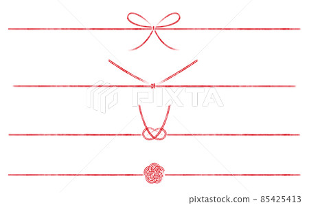 手繪 Mizuhiki 設置 Noshi 85425413