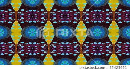 Watercolor sketch ethnic seamless pattern Watercolor sketch ethnic seamless pattern 85425631