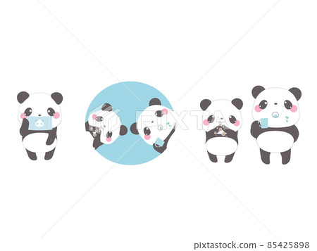 Panda-chan's infection prevention illustration 85425898