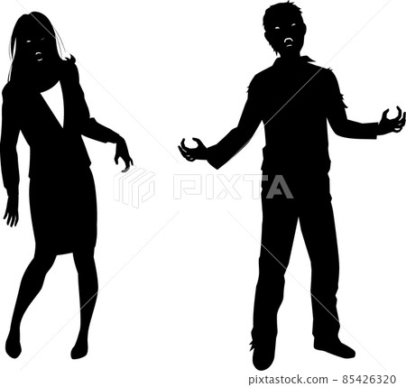 Zombie silhouette ① 85426320
