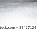 Flash photography of the snow on one side at night 85427124