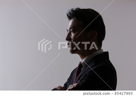 Business silhouette middle Business silhouette middle 85427993