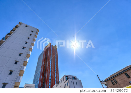 Cityscape of Setagaya, Tokyo Carrot Tower Cityscape of Setagaya, Tokyo Carrot Tower 85429072