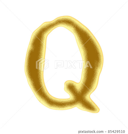 Gold bullion letter.Art font. Gold bullion letter.Art font. 85429510