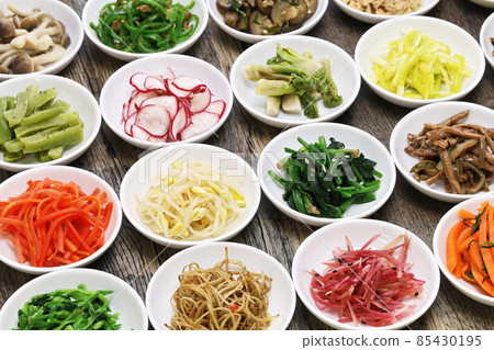 Various types of namul 85430195