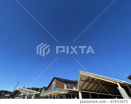 Opened in 2021 Kasama Road Station in Ibaraki Prefecture 85431075