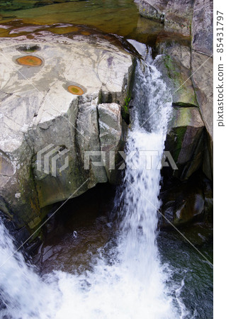 Uohikei, Mie Prefecture, Japan's leading transparency, upstream of the Choshi River, clear stream, river playground Uohikei, Mie Prefecture, Japan's leading transparency, upstream of the Choshi River, clear stream, river playground 85431797