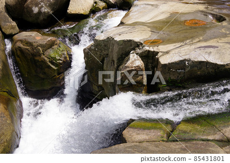 Uohikei, Mie Prefecture, Japan's leading transparency, upstream of the Choshi River, clear stream, river playground 85431801
