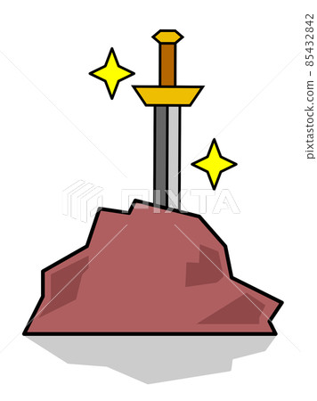Hero's sword stuck in the rock Hero's sword stuck in the rock 85432842