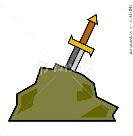 Hero's sword stuck in the rock Hero's sword stuck in the rock 85432843