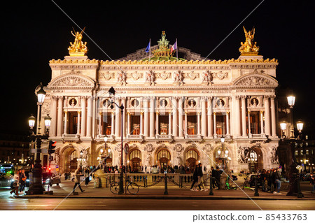 Paris at night, Opera Garnier 85433763