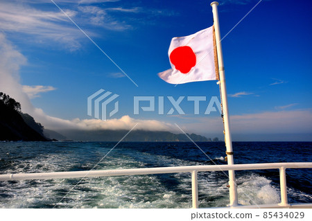 Kitayamazaki Cliff Cruise Sightseeing Boat ・ Image of traveling on the sea with excitement ・ Tohoku, Iwate Prefecture, Tanohata Village (6) Kitayamazaki Cliff Cruise Sightseeing Boat ・ Image of traveling on the sea with excitement ・ Tohoku, Iwate Prefecture, Tanohata Village (6) 85434029