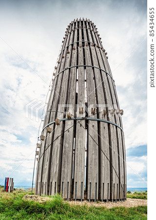 Acacai tower at top of Vyhon hill. Zidlochovice region, Czechia Acacai tower at top of Vyhon hill. Zidlochovice region, Czechia 85434655