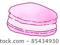Hand-painted pink macaroons 2 85434930