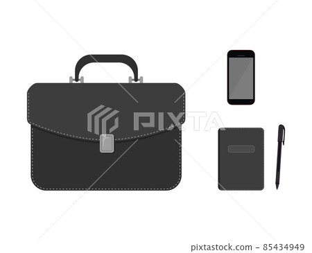 Briefcase isolated on white background. Cartoon... - Stock Illustration ...