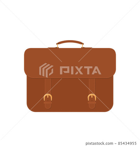 Briefcase isolated on white background. Cartoon... - Stock Illustration ...