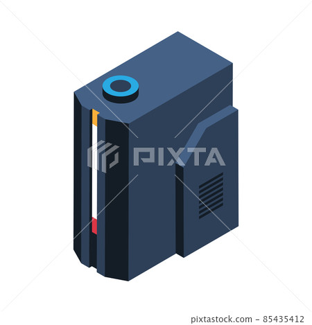 Gaming Console Isometric Composition Gaming Console Isometric Composition 85435412