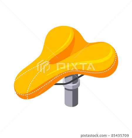 Bicycle Saddle Isometric Composition Bicycle Saddle Isometric Composition 85435709