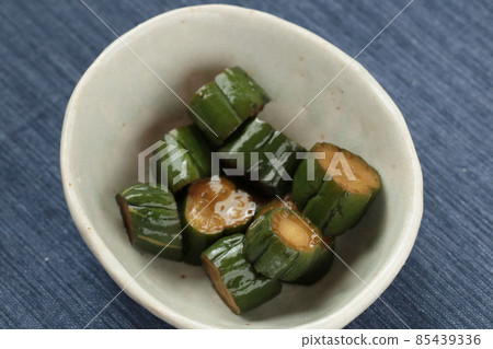 Cucumber pickled in soy sauce (handmade) 85439336
