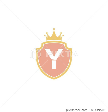 Letter Y with shield icon logo design illustration Letter Y with shield icon logo design illustration 85439505