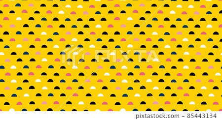 Geometric illustration pattern background material 85443134