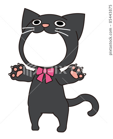 Kigurumi 相框_貼臉黑貓 85443875