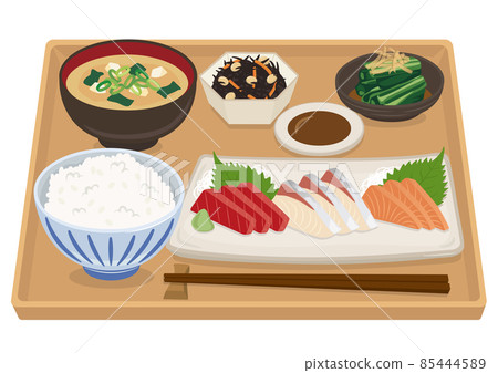 Sashimi set meal (3 types) 85444589