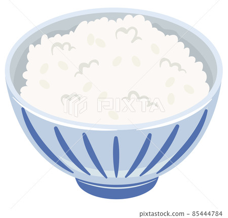 盛在碗裡的米飯 85444784
