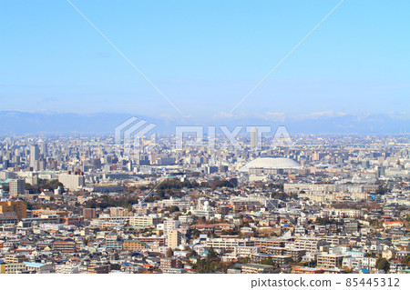 Scenery of Nagoya city, Nagoya Dome and its surroundings 85445312