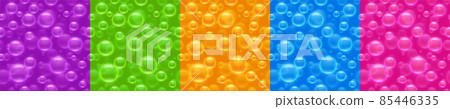 Seamless patterns with air bubbles, game textures Seamless patterns with air bubbles, game textures 85446335