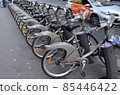 Paris rental cycle Velib 85446422