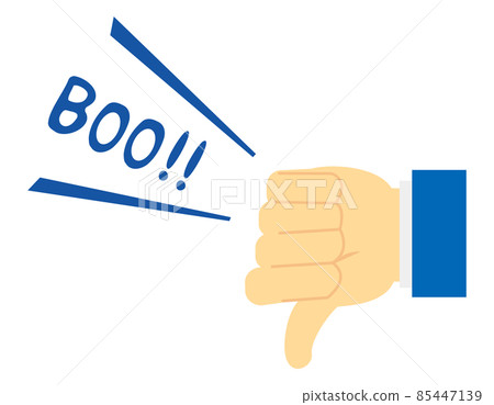 簡單的手形圖標手標誌好兆頭 85447139