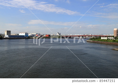 Port scenery from Jonan Ohashi 85447151