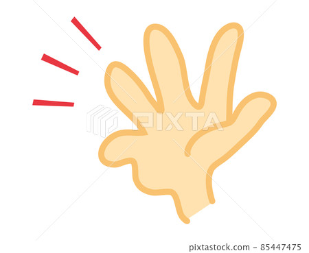 石頭剪刀布手標誌矢量圖 石頭剪刀布手標誌矢量圖 85447475