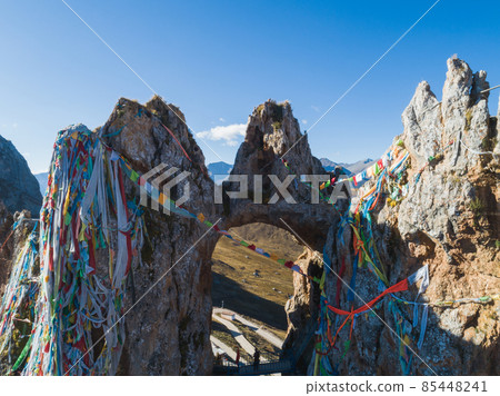 Landscape in zizhu temple in Tibet,China Landscape in zizhu temple in Tibet,China 85448241
