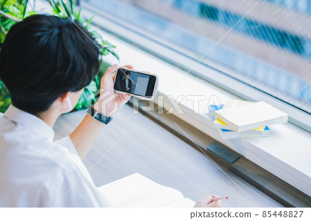 High school student study online class shooting cooperation: WEEK Shibadaimon (Sun Frontier Fudousan) 85448827