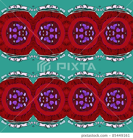 Abstract retro geometric seamless pattern Abstract retro geometric seamless pattern 85449161
