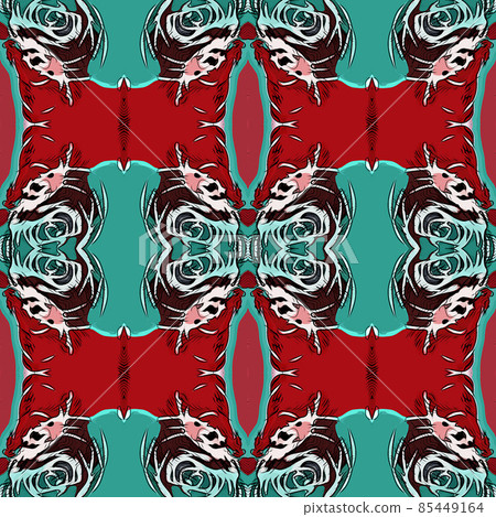 Abstract retro geometric seamless pattern Abstract retro geometric seamless pattern 85449164