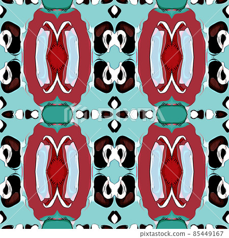 Abstract retro geometric seamless pattern Abstract retro geometric seamless pattern 85449167