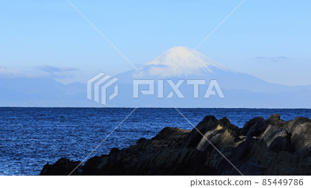 湘南三浦半島神奈川縣三浦市城島的冬天 85449786