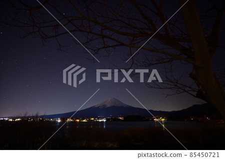 大石公園富士夜景<河口湖> 85450721