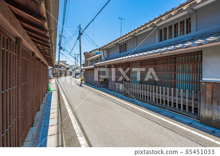 Townscape of Hikone in Shiga Prefecture 85451033